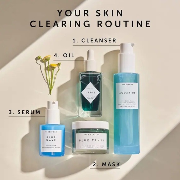 Herbivore Blue Wave Pore Perfecting Serum 1oz - Picture 5 of 5